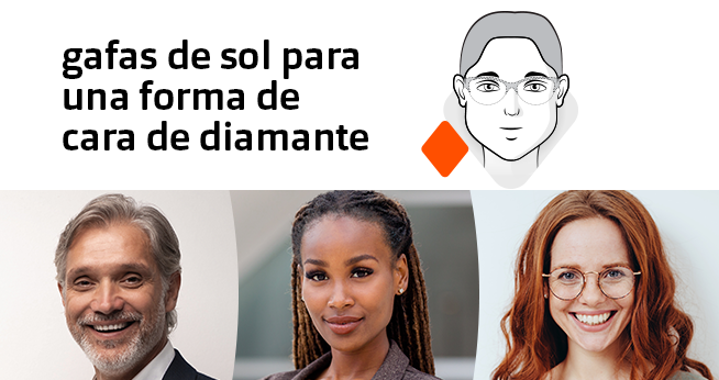 Gafas de Sol para caras con forma Diamante Visi n Vision