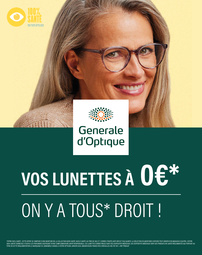 Lunettes pour Homme chez Optic 2000, opticien à Châteaubriant - V&S