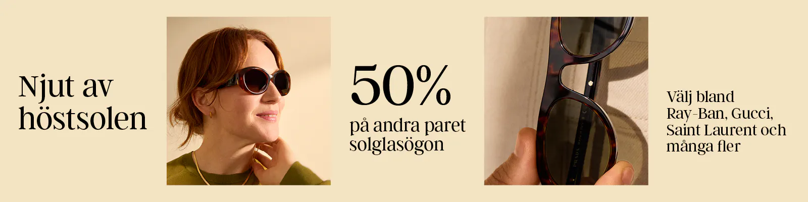50 % på andra paret.